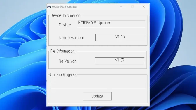 ホリ クラシックコントローラー for Nintendo Switch→ファームウェアアップデート