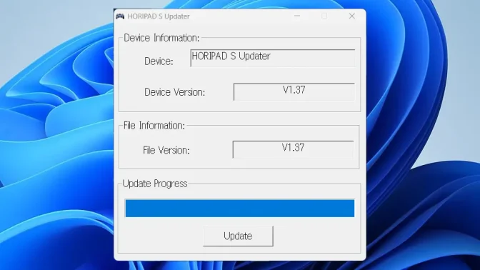 ホリ クラシックコントローラー for Nintendo Switch→ファームウェアアップデート